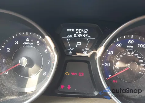 2013 Hyundai Elantra Gls из США, поврежденный, VIN 5NPDH4AE0DH247460